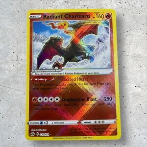 Radiant Charizard 020/159 Crown Zenith Holo